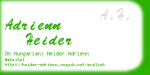 adrienn heider business card
